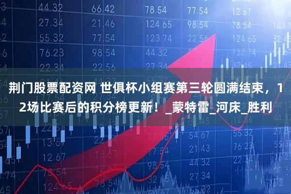 荆门股票配资网 世俱杯小组赛第三轮圆满结束，12场比赛后的积分榜更新！_蒙特雷_河床_胜利